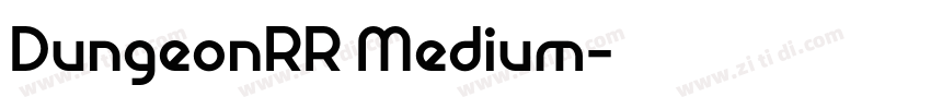 DungeonRR Medium字体转换